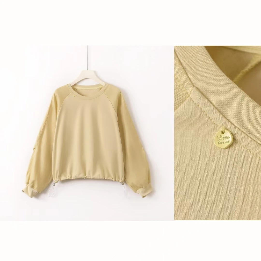 【棉麻叙事】天然亚麻亲肤透气显瘦百搭防晒薄款卫衣