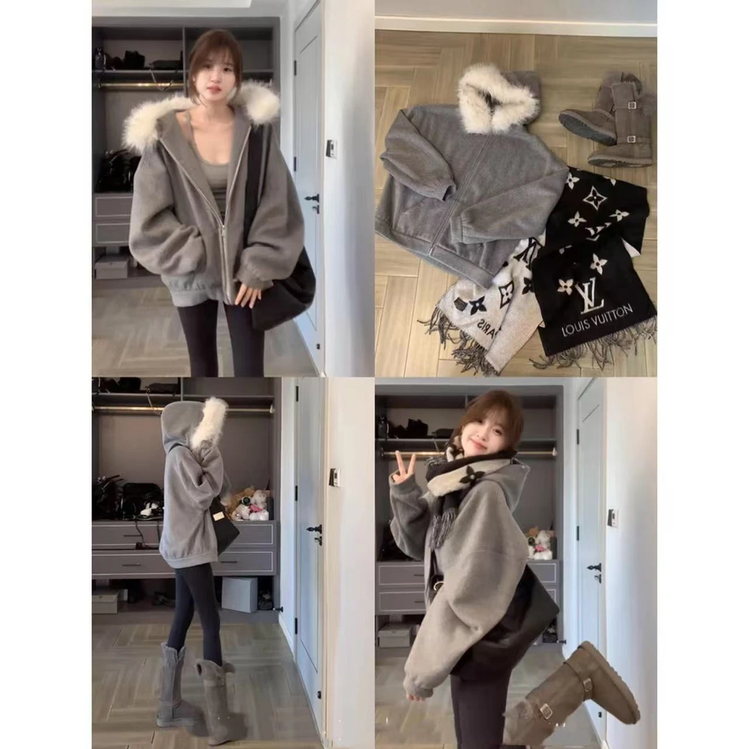 徐秋阳  北海道初雪  百搭时尚休闲设计感显瘦显白外套11983