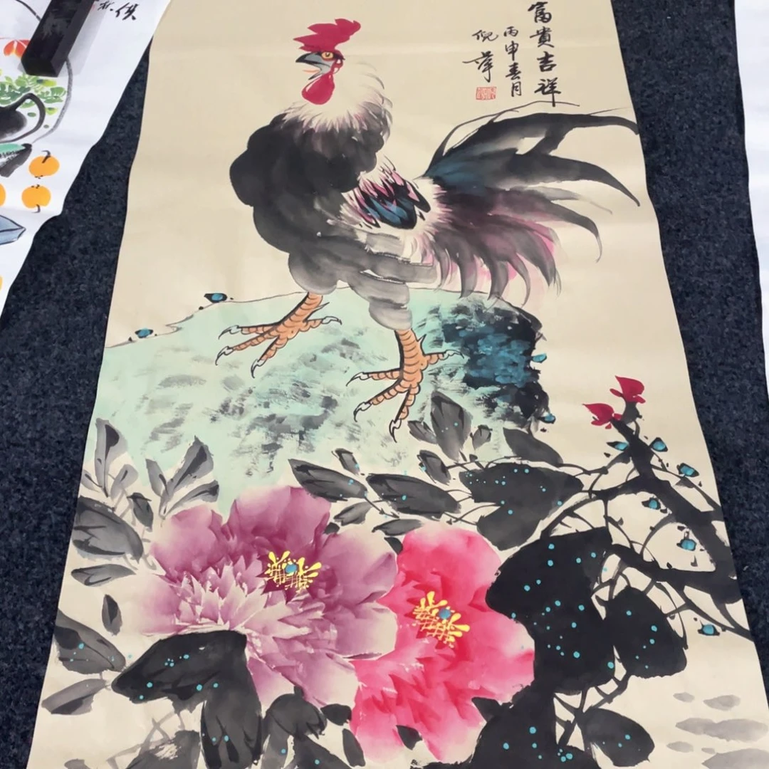 国画国画作品画心一张