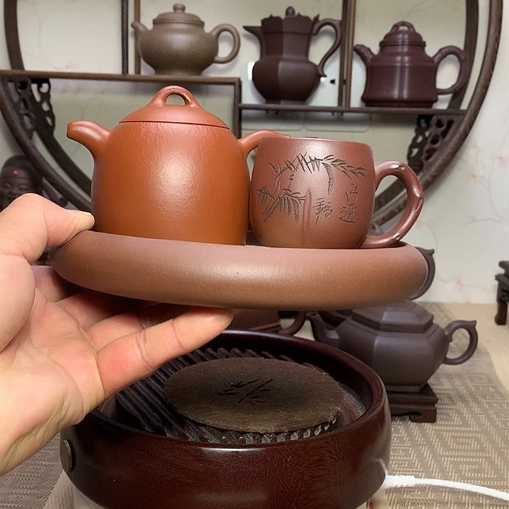 观***省茶壶紫砂原矿紫砂壶