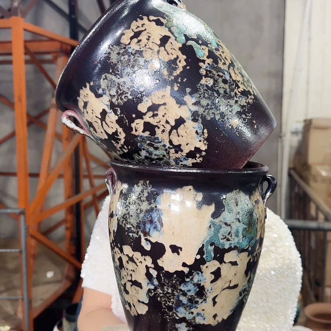 花盆紫砂高21口19