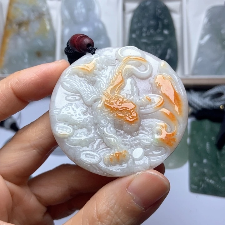 翡翠未镶嵌挂件翡翠