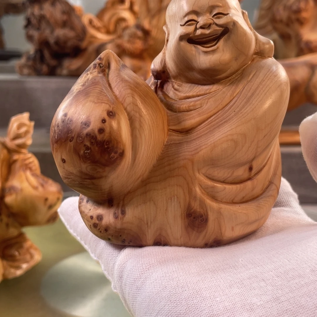 柏木（崖柏）崖柏工艺品手把件