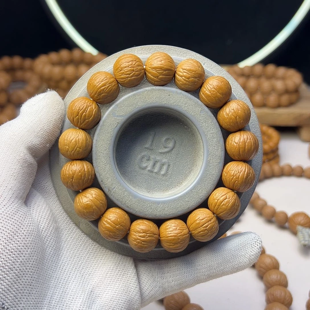 猴头核桃吊坠聚宝盆边度同尺