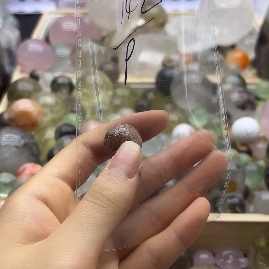 ****子紫晶珠宝半成品未镶嵌142