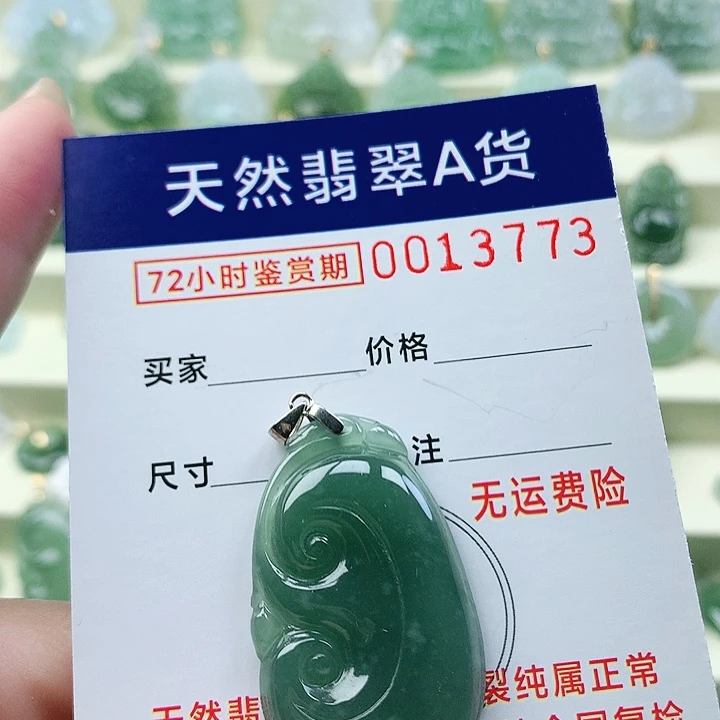 颈饰未镶嵌翡翠吊