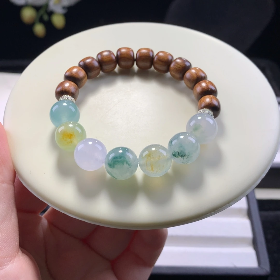 翡翠未镶嵌手串卡11