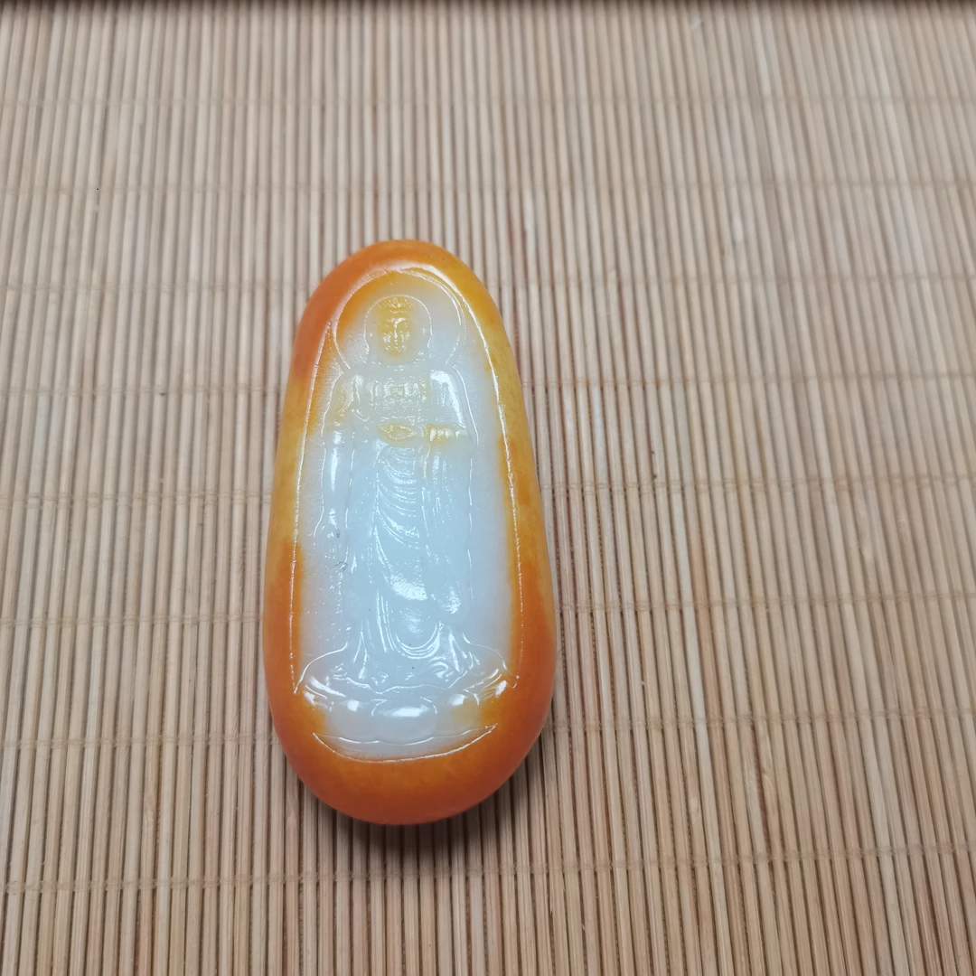 新疆和田玉阿弥陀佛72克