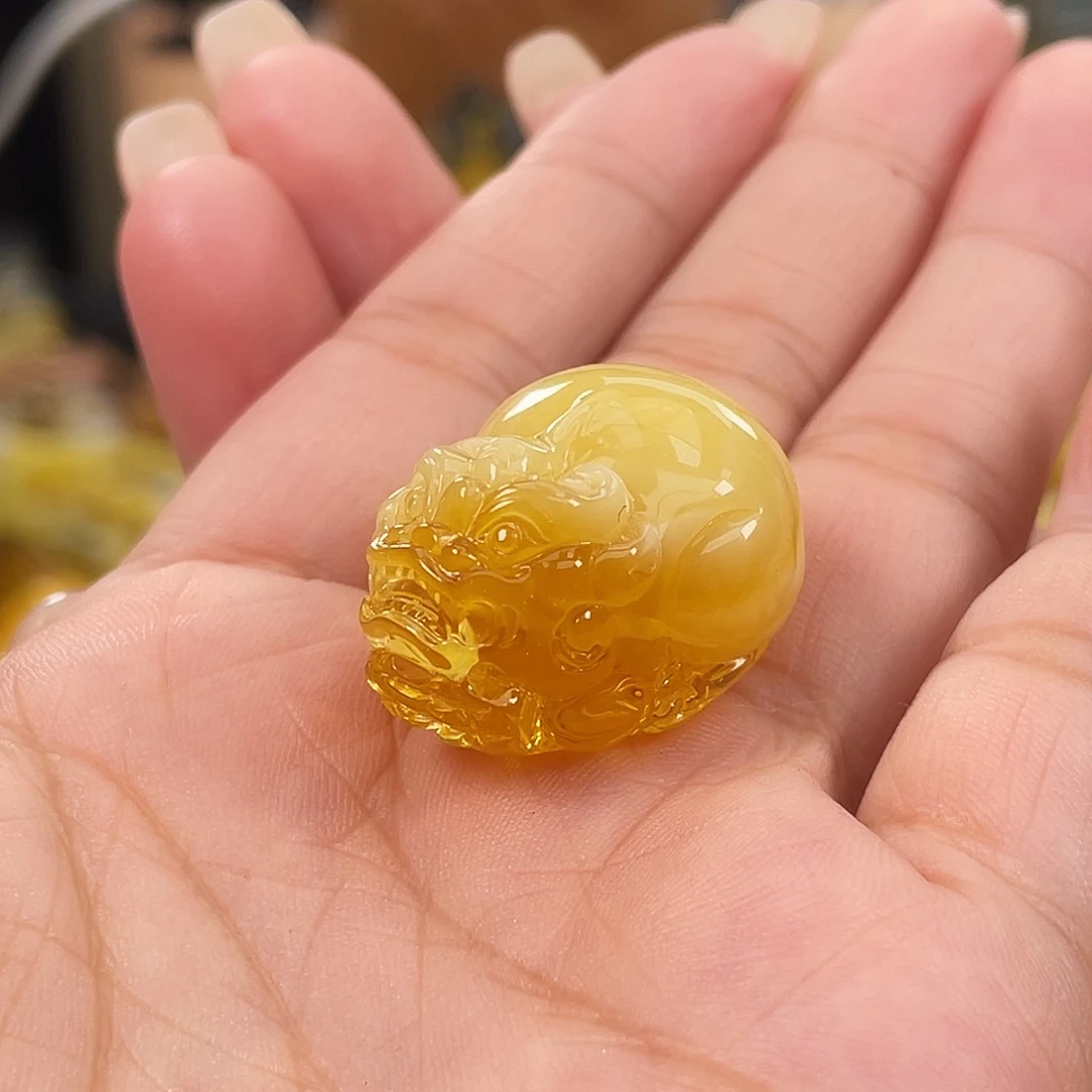 未镶嵌琥珀珠宝奇石琥珀h20