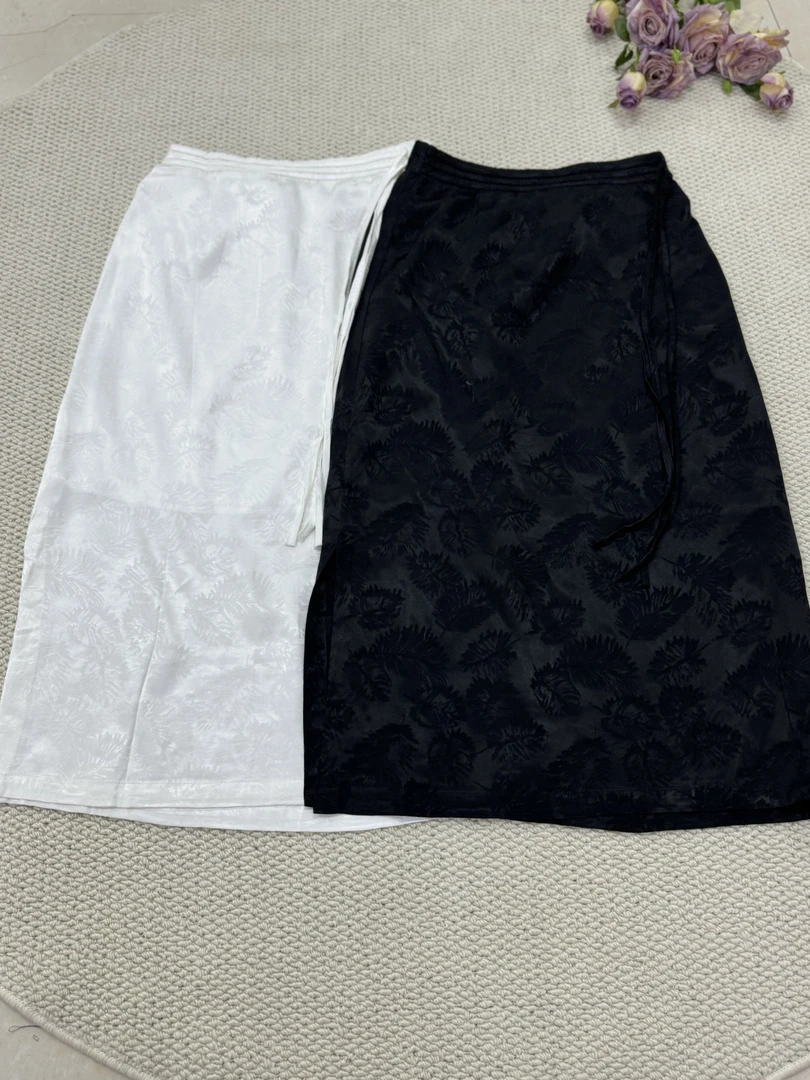 3566飘带重磅半身裙