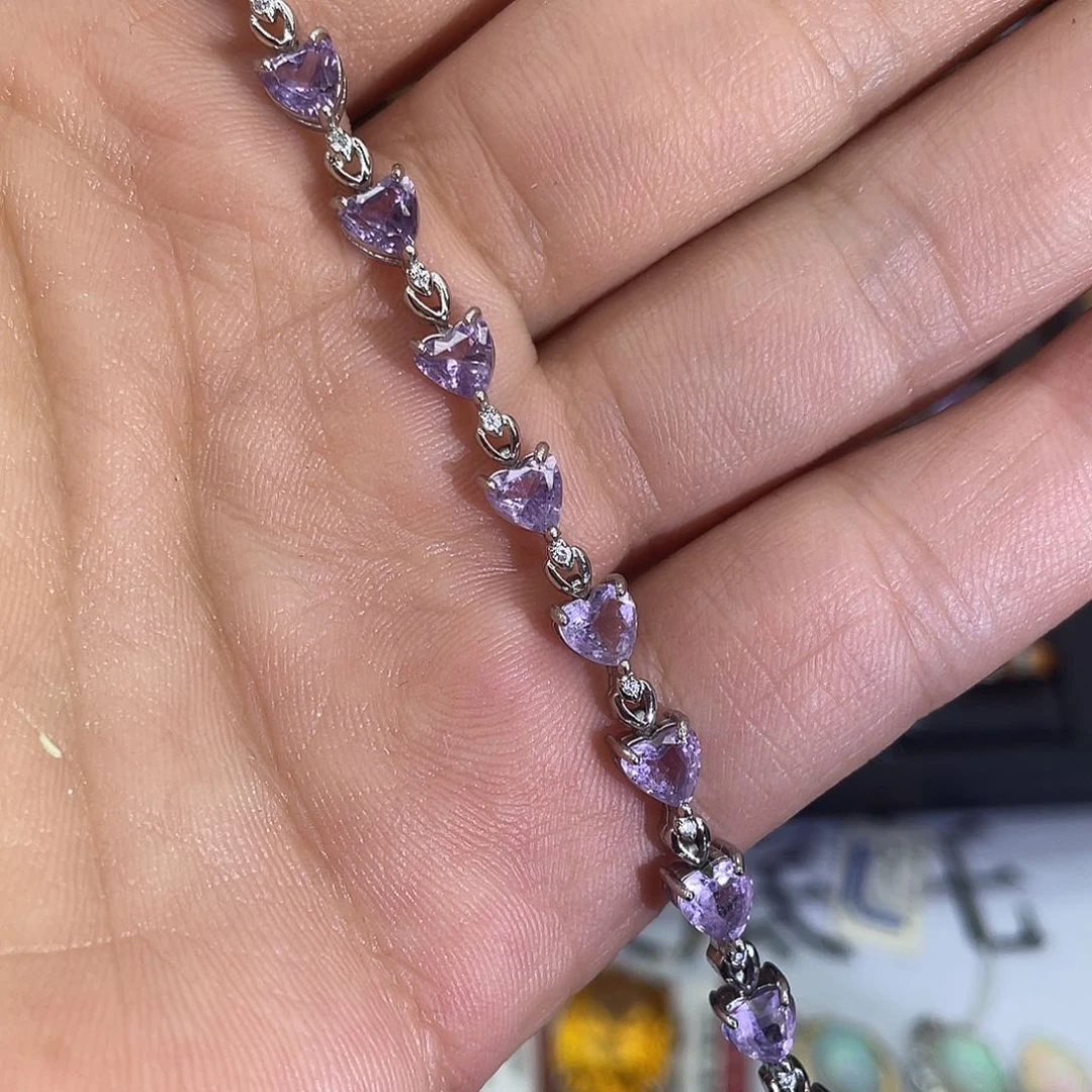 紫晶珠宝半成品未镶嵌