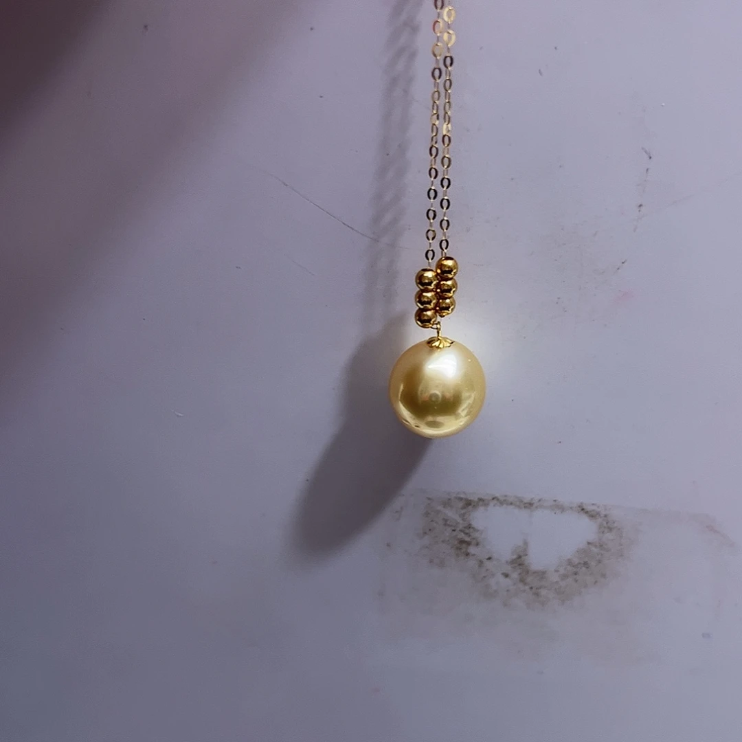 海水珍珠颈饰18K金镶嵌