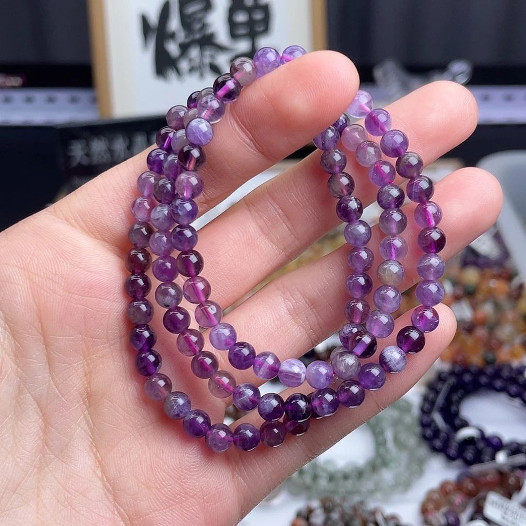 未镶嵌水晶手串天然