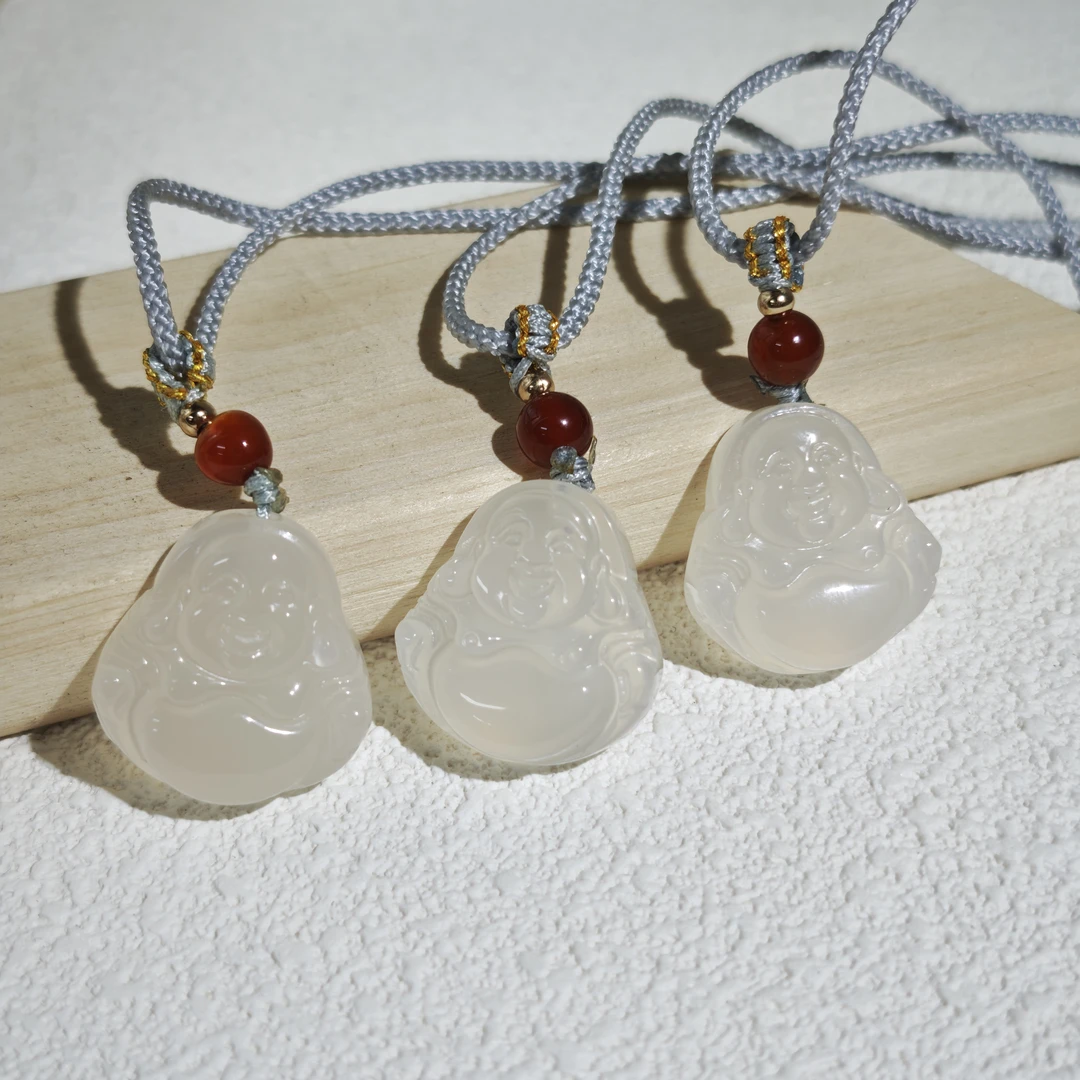 天然玉石 高冰小佛公 多样性发货 拍一发一 M214