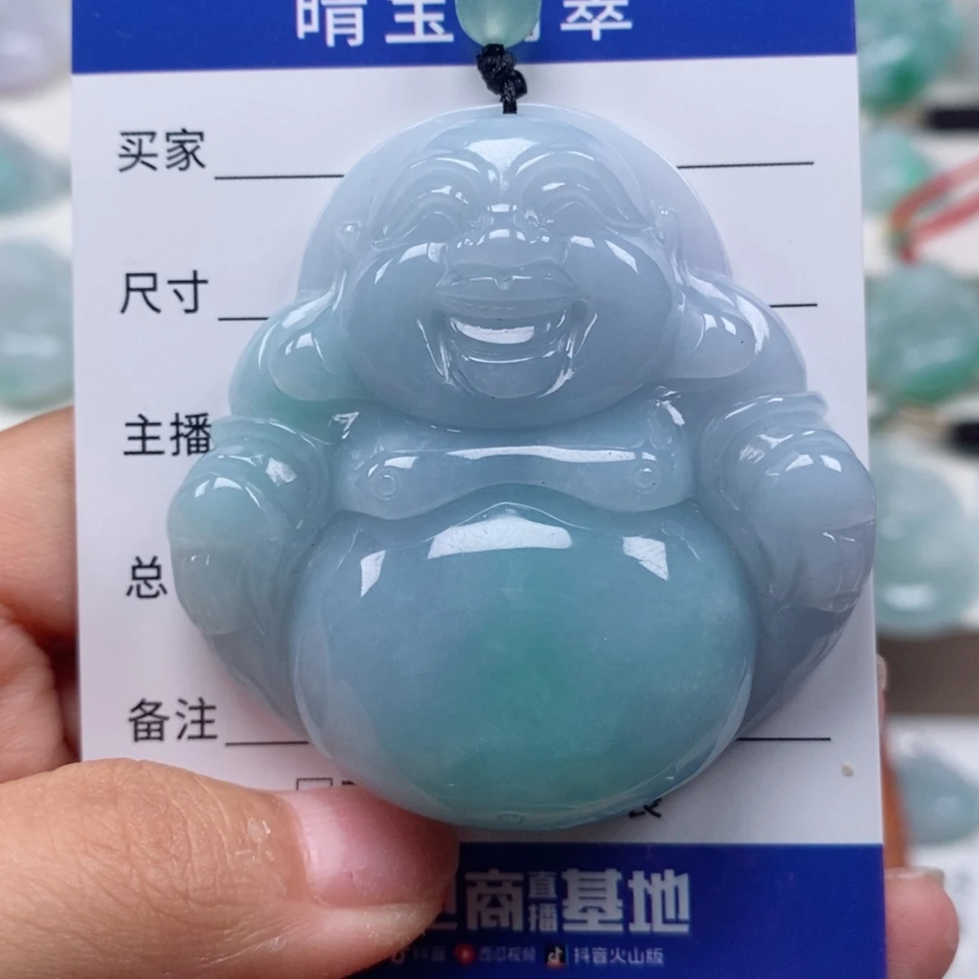翡翠未镶嵌颈饰@*Y天然翡翠