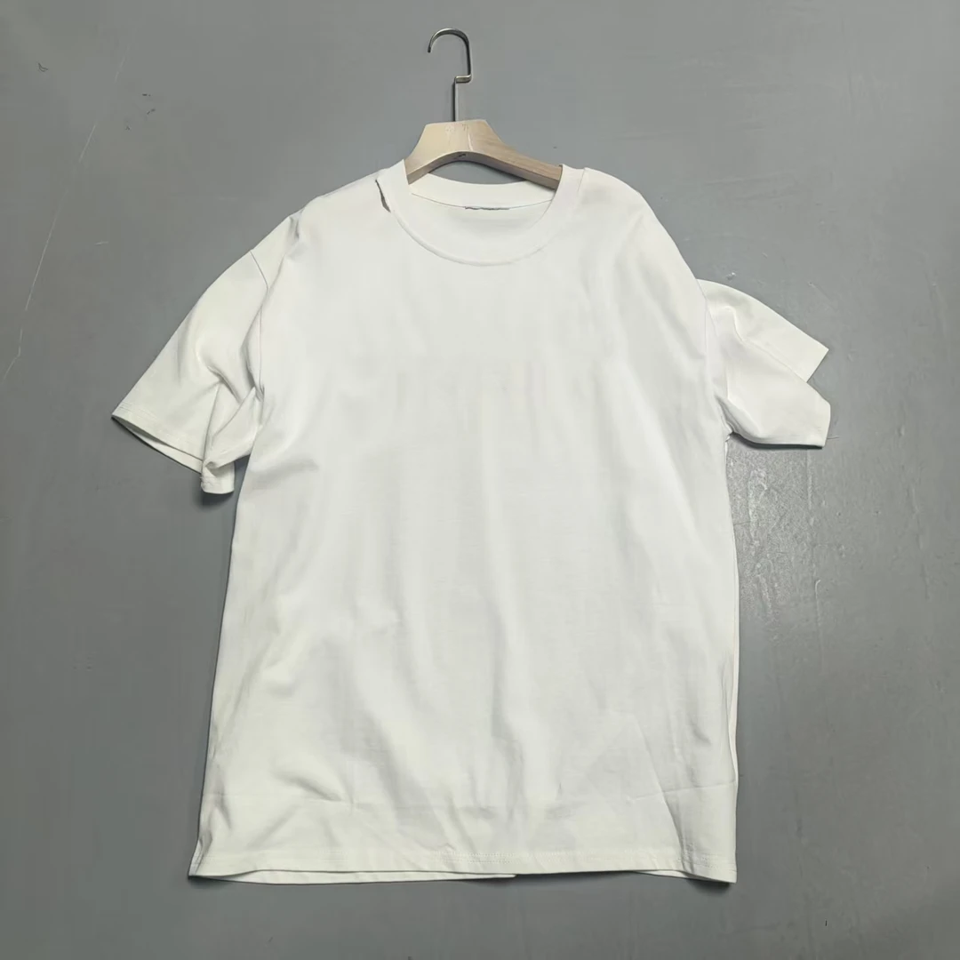 【南油玲姐】白色字母男女同款短袖T恤TX309