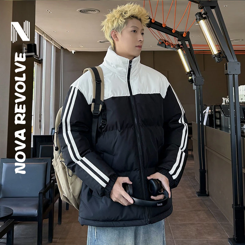 冬季棉服男25新款潮牌多巴胺渐变时尚潮流男女同款夹克外套1069