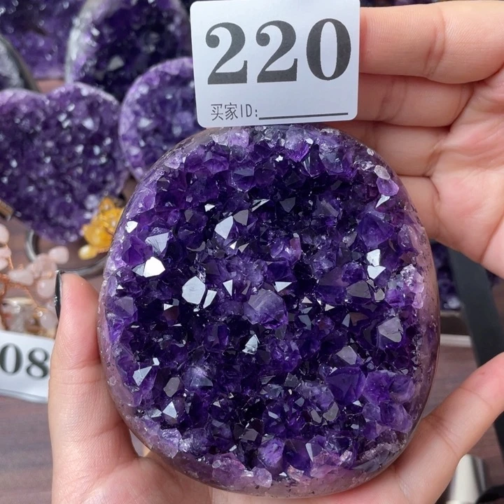 紫晶珠宝半成品未镶嵌
