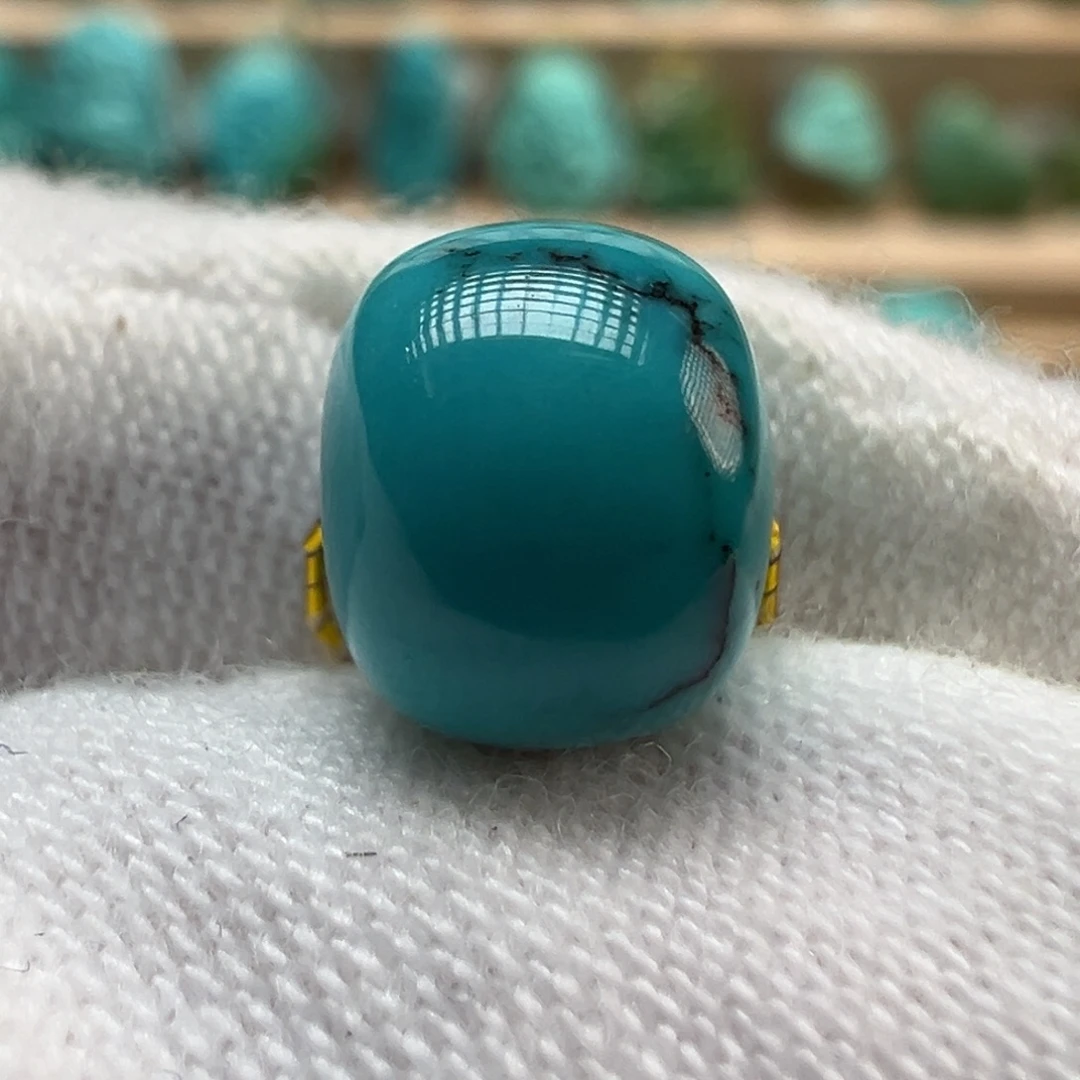 绿松石未镶嵌配饰8.3×6.9