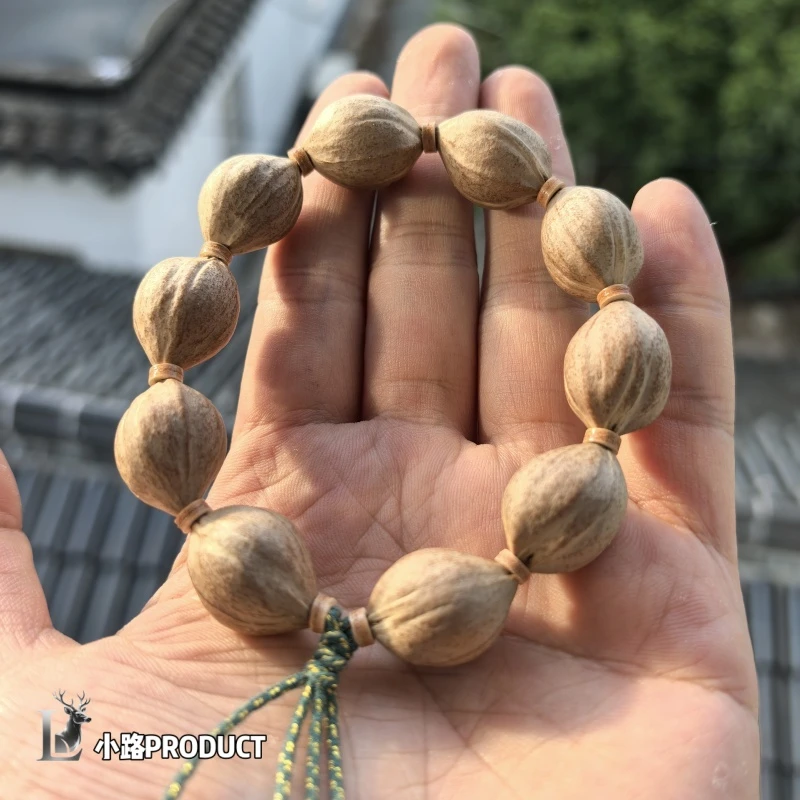 【矮大紧】矮桩 大肚 紧致 超短圆铁核手串 料质红润