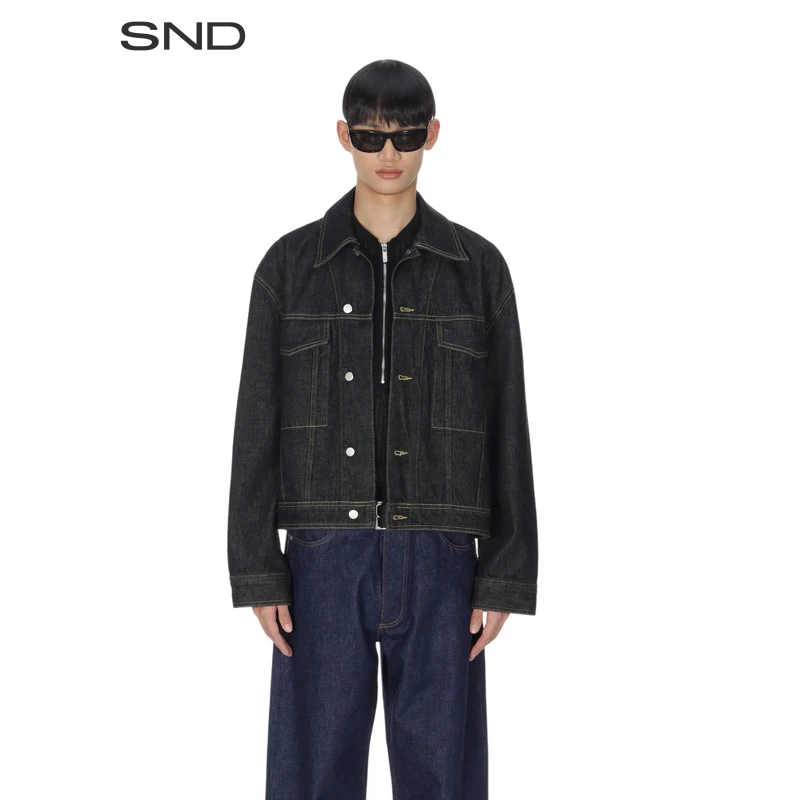 【SNDSTUDIO NICHOLSON 设计师品牌】SND AW25 经典牛仔短外套