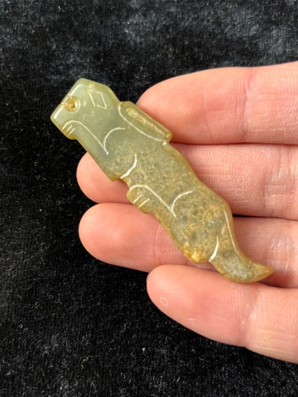 和田玉未镶嵌挂件摆件