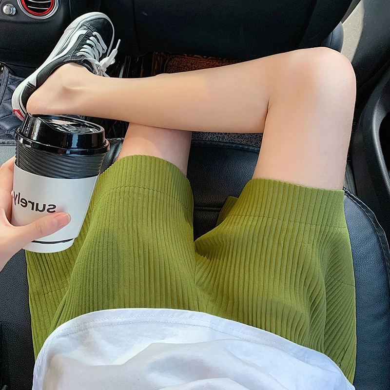 孕妇裤子女夏季薄款外穿五分孕妇短裤打底裤安全裤防走光夏装托腹