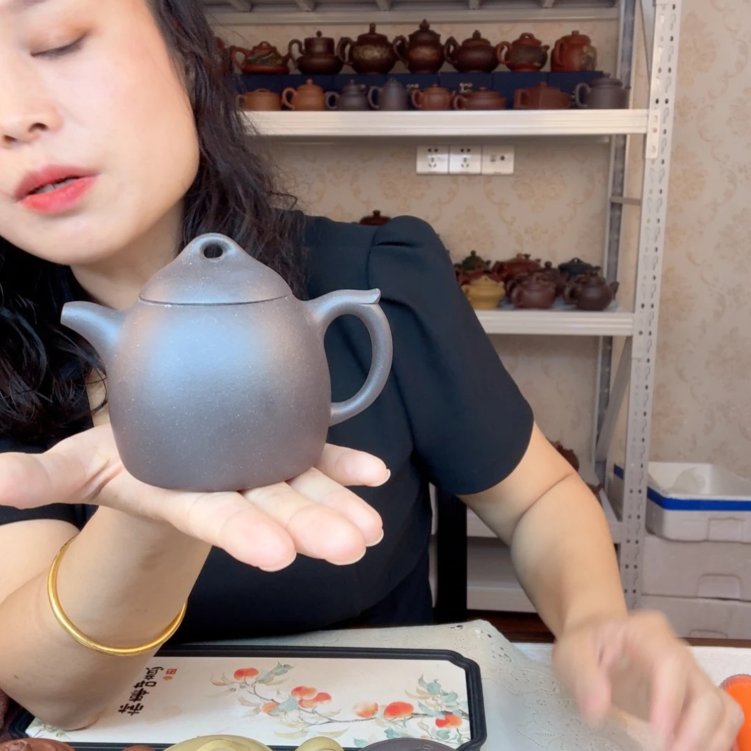 十***梦茶壶紫砂精工制作微暇