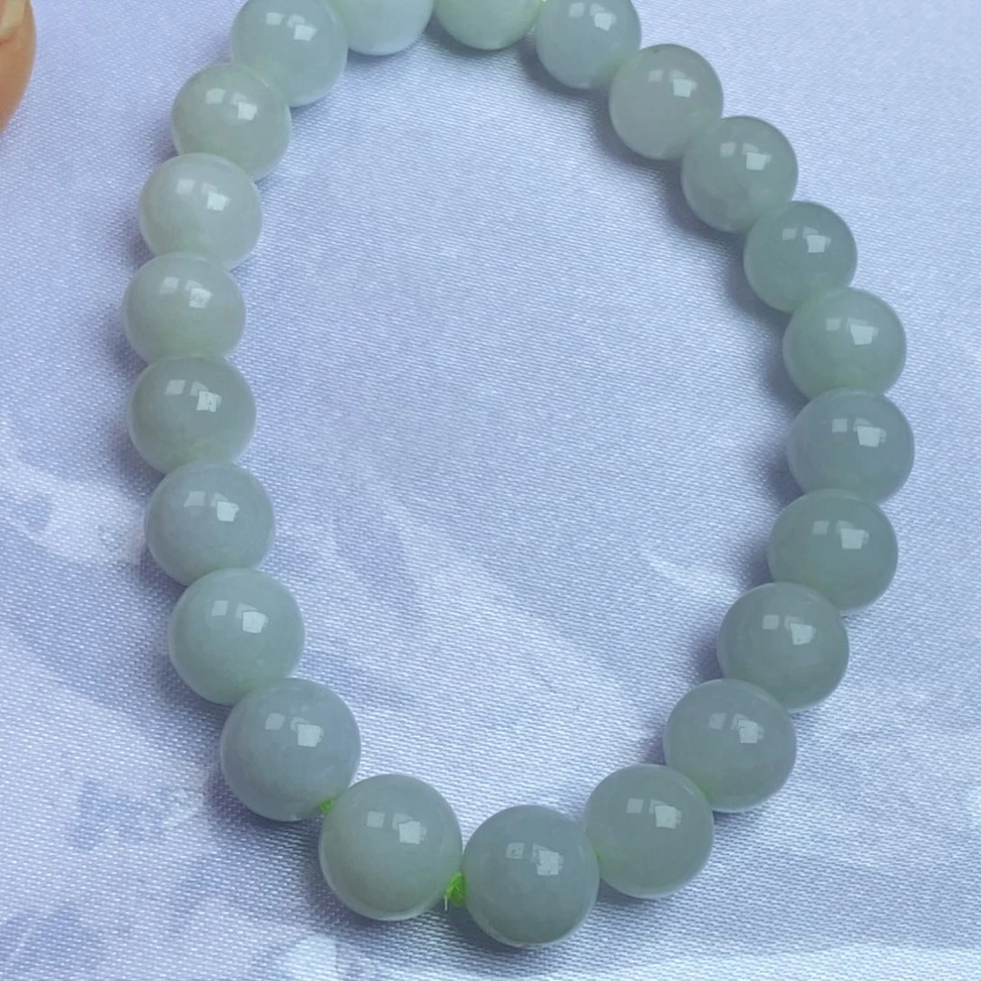 翡翠未镶嵌颈饰纯天然缅甸翡翠A货珠串