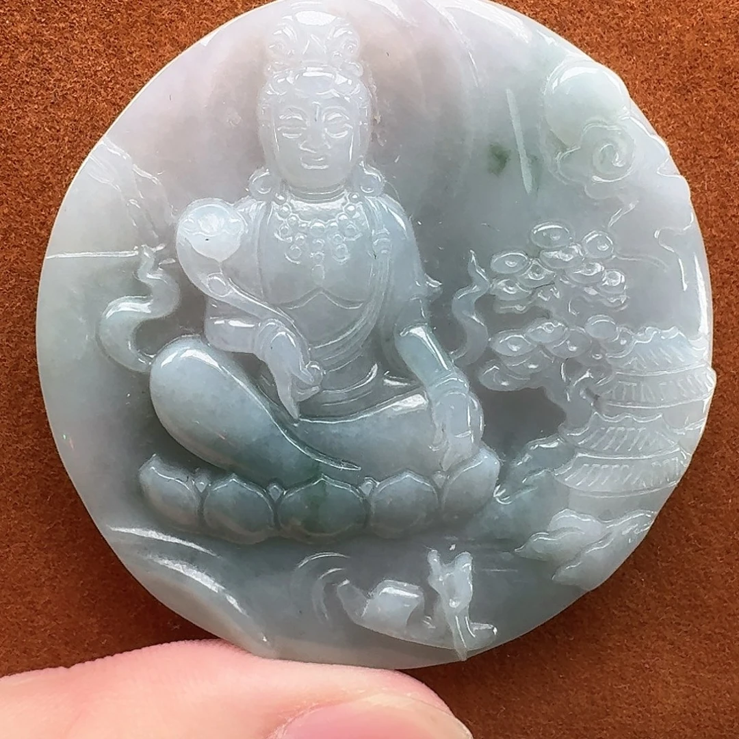 翡翠未镶嵌颈饰天然翡翠