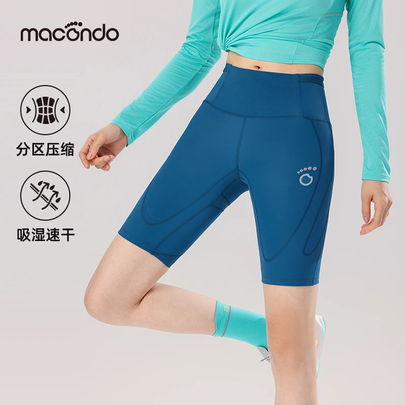 马孔多支撑压缩五分裤6代 吸湿速干 分区加压 四面高弹后腰手机仓