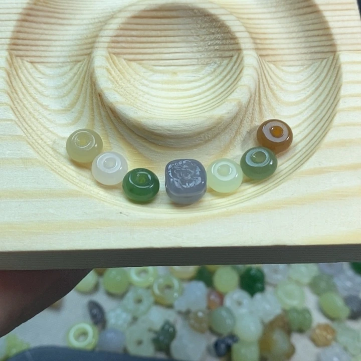 和田玉未镶嵌挂件墨*清