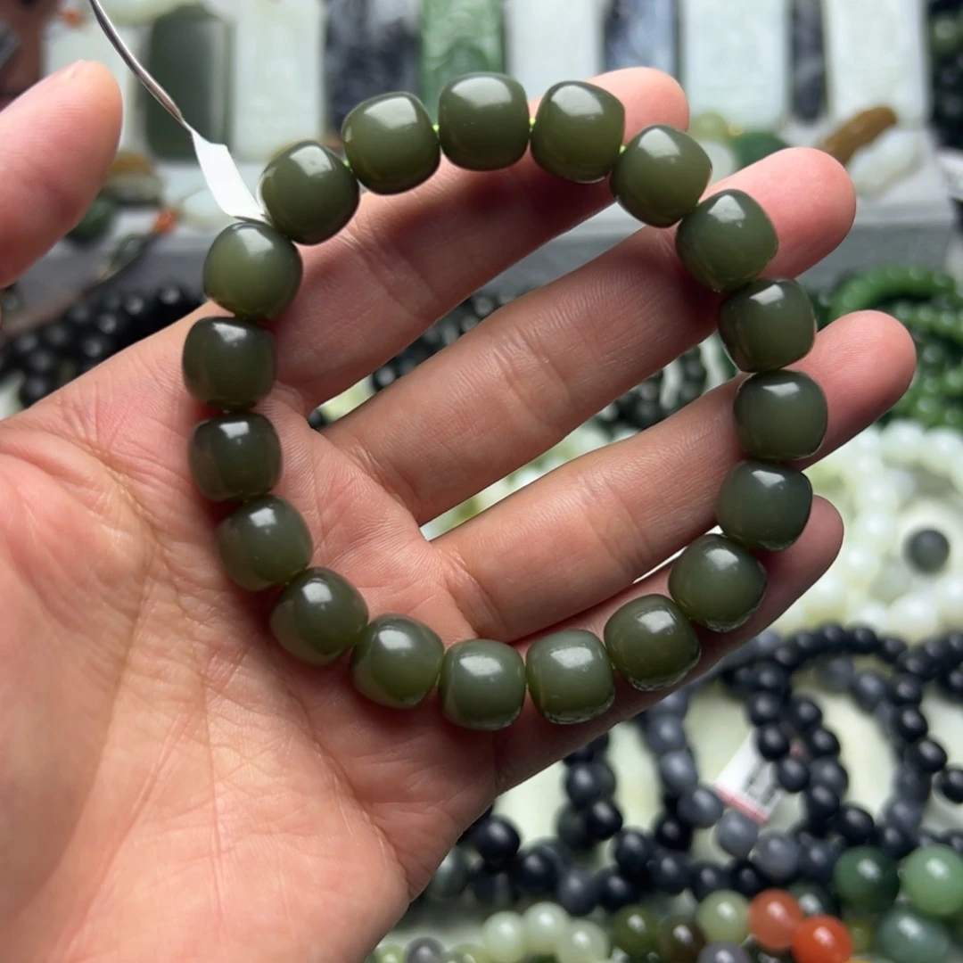 和田玉未镶嵌手链