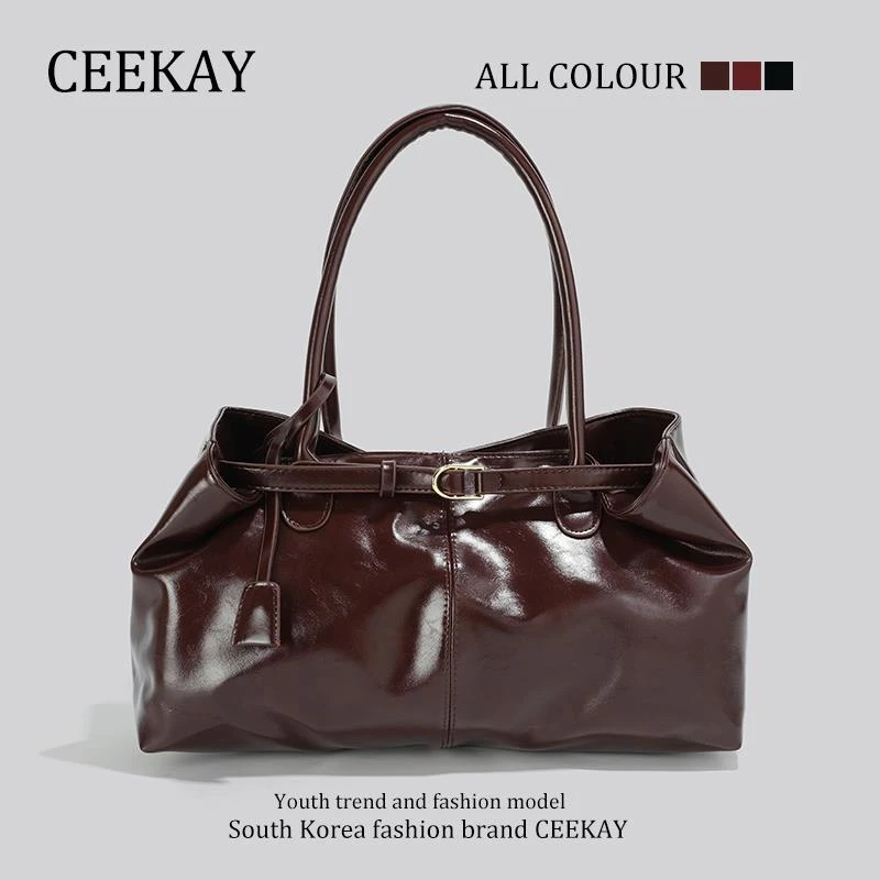 CWIHH&KIMZS小CK计高级感轻奢复古包包女2025新款腋下通勤托特包