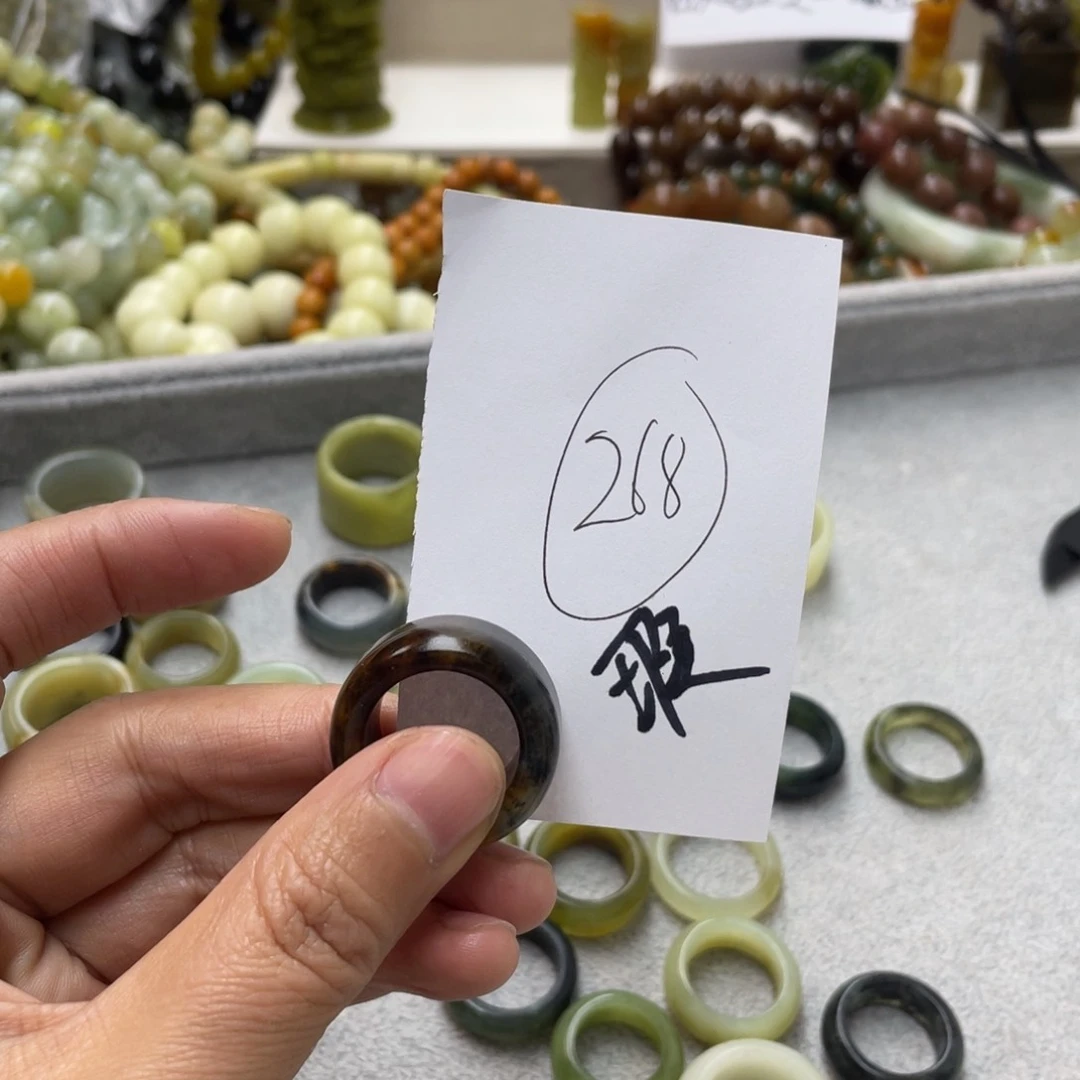 蛇纹石玉手链未镶嵌A**S