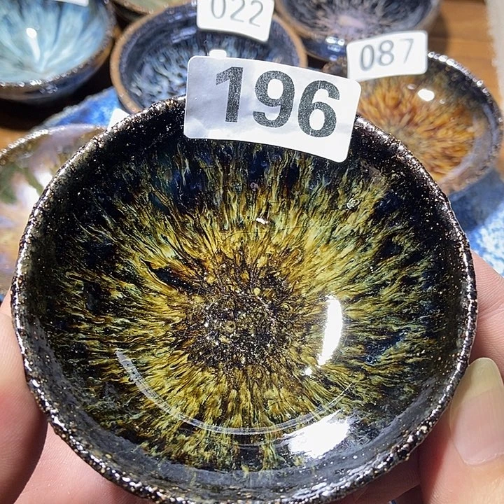 茶盏龙窑柴烧柴烧落灰