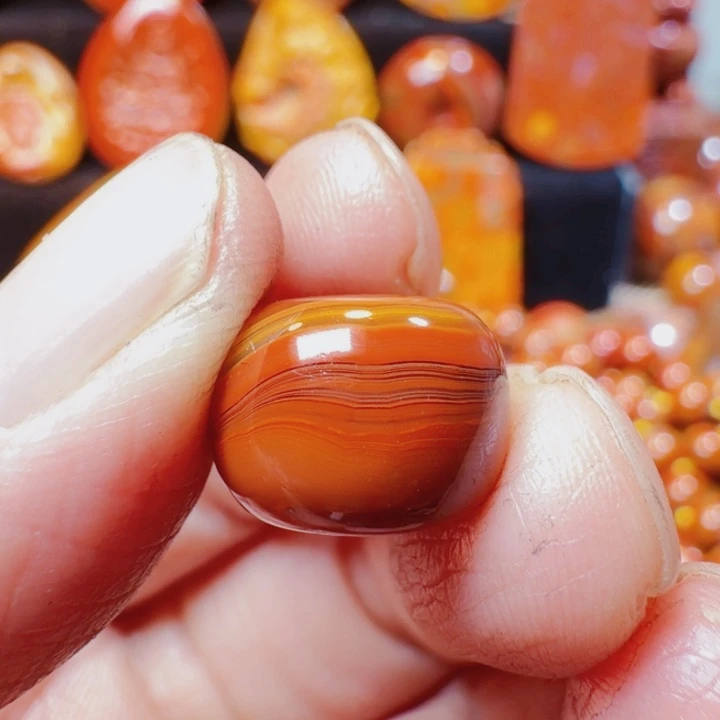 春***风玛瑙/玉髓未镶嵌吊坠(不含链)