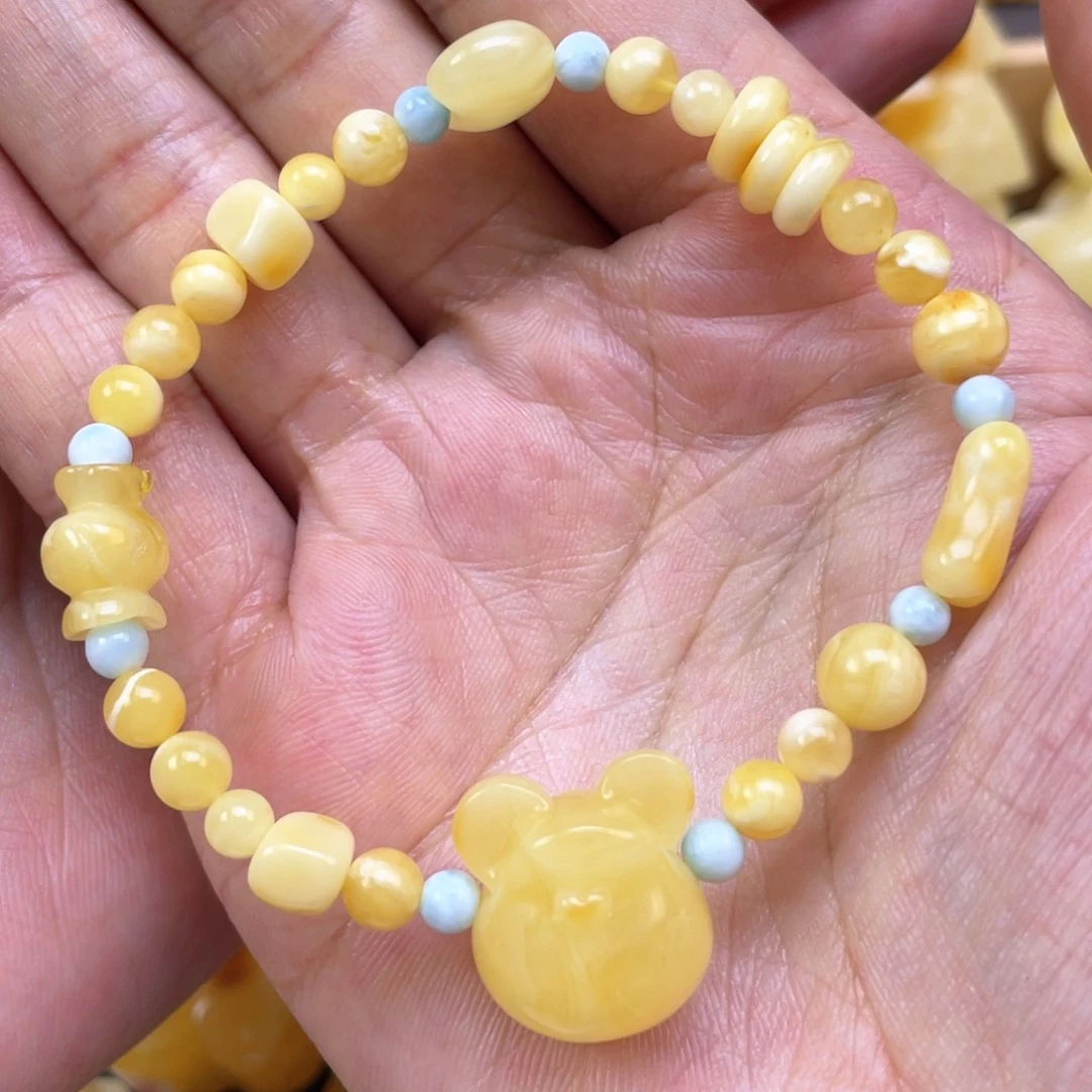 未镶嵌琥珀裸石蜜蜡