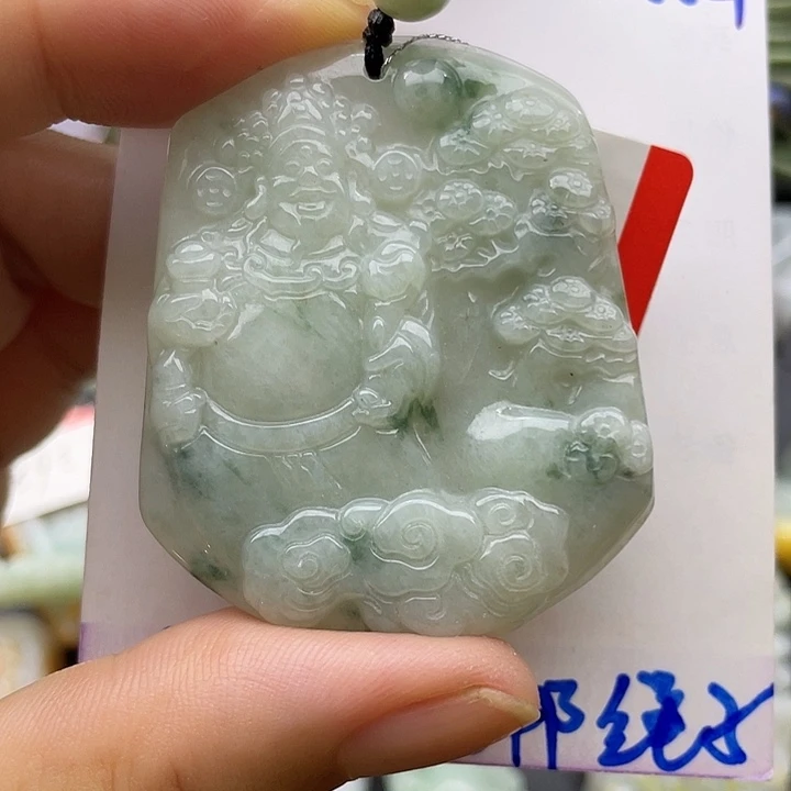 颈饰未镶嵌翡翠天然翡翠