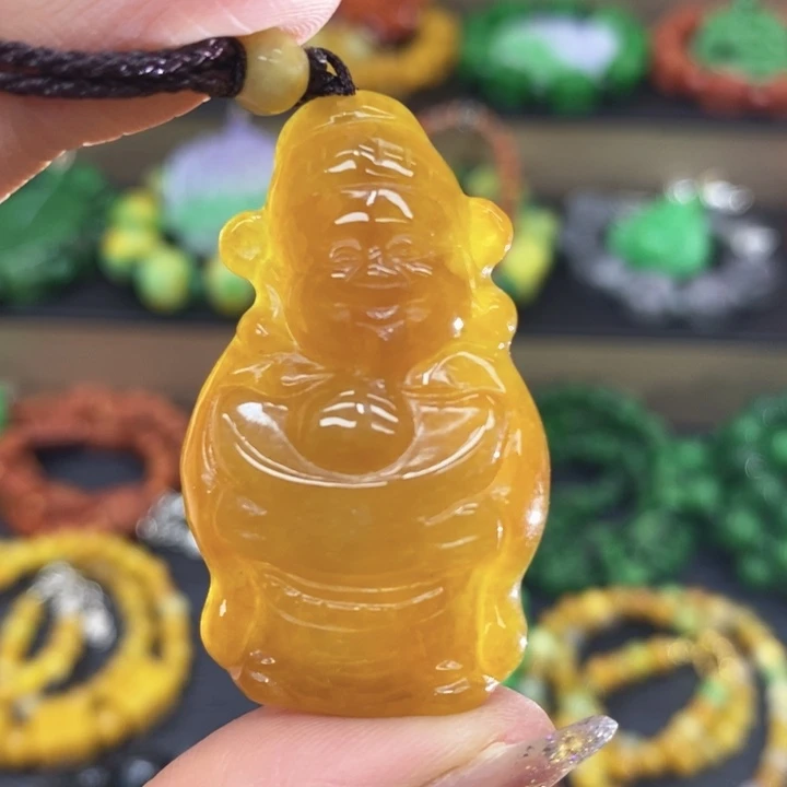 翡翠未镶嵌颈饰项链5