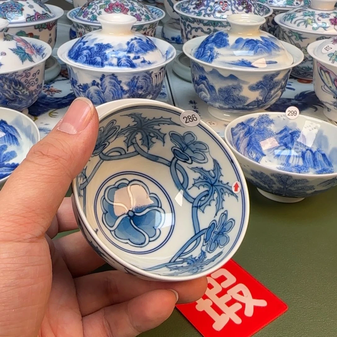 杯抖音闪购纯手工手绘286