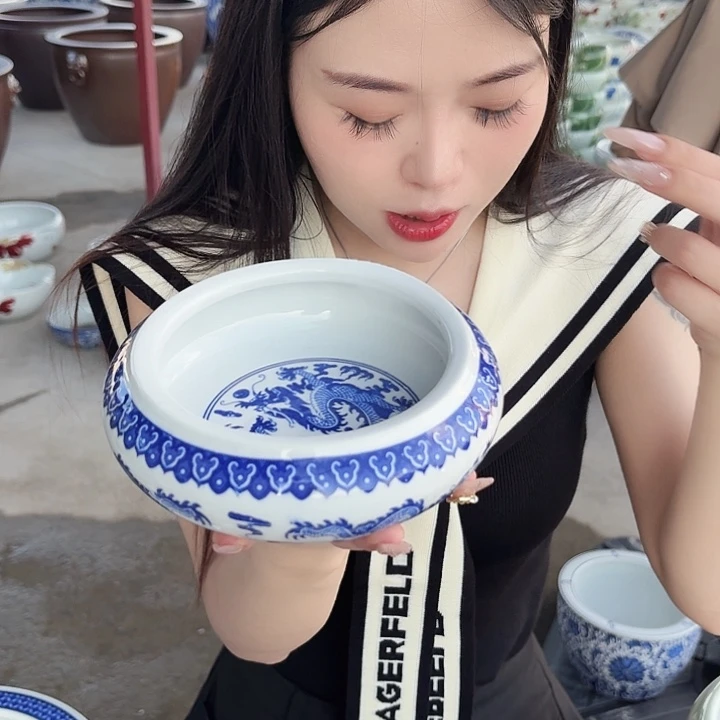 瓷片口径13厘米 高度6厘米