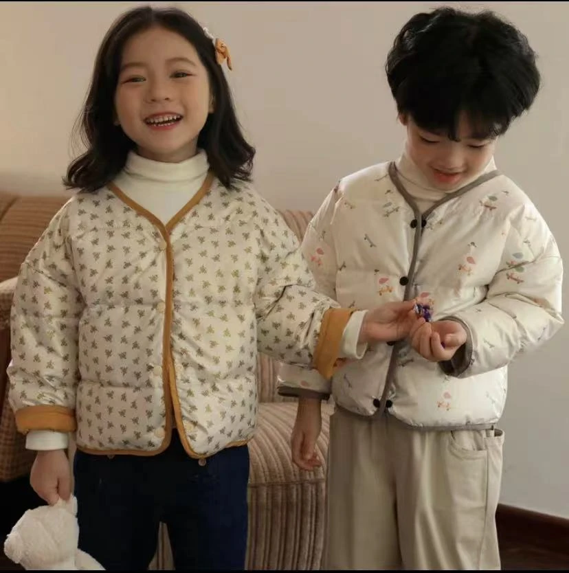 新品 儿童蚕S小棉袄 舒适百搭 保温蓄热