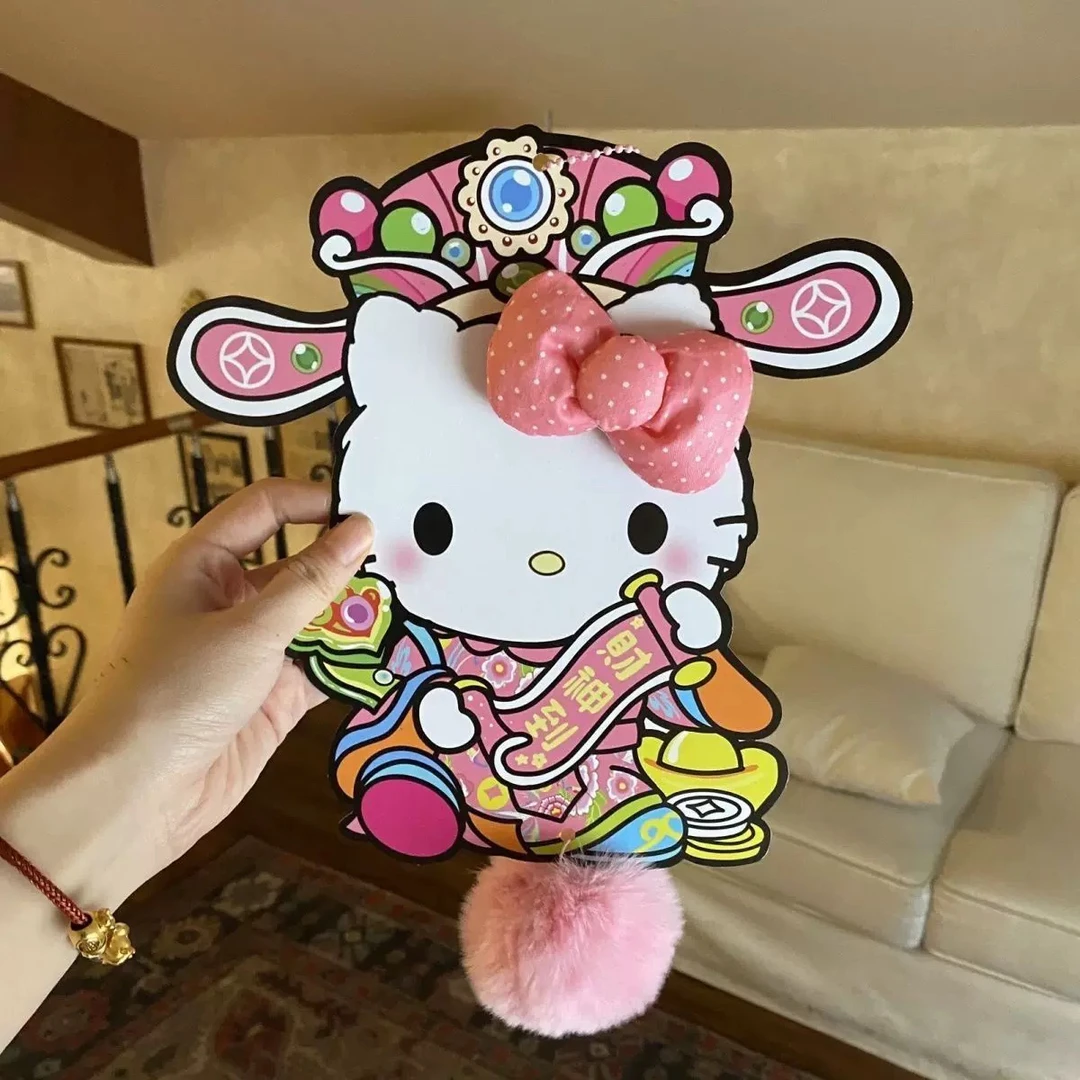 【游鹿鹿】KT猫财神到门挂可爱家居装饰挂件新年春节氛围感立体挂饰