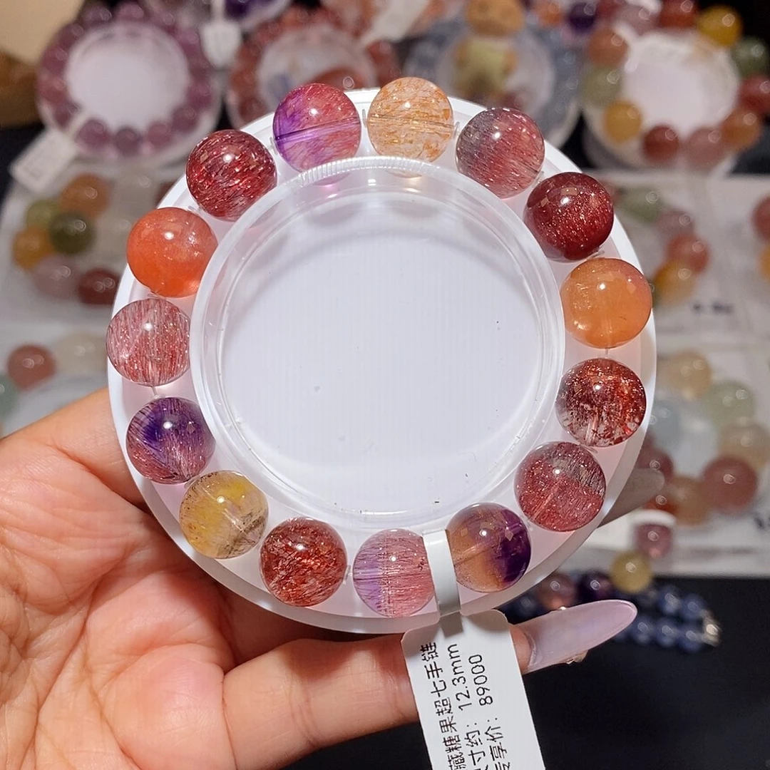 未镶嵌水晶手链糖果超七