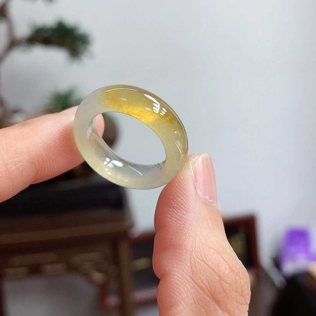 未镶嵌戒指翡翠13-14号