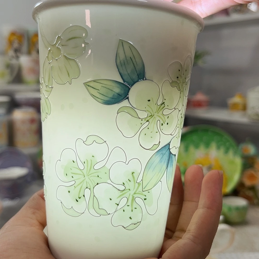 手绘高温釉下彩陶瓷