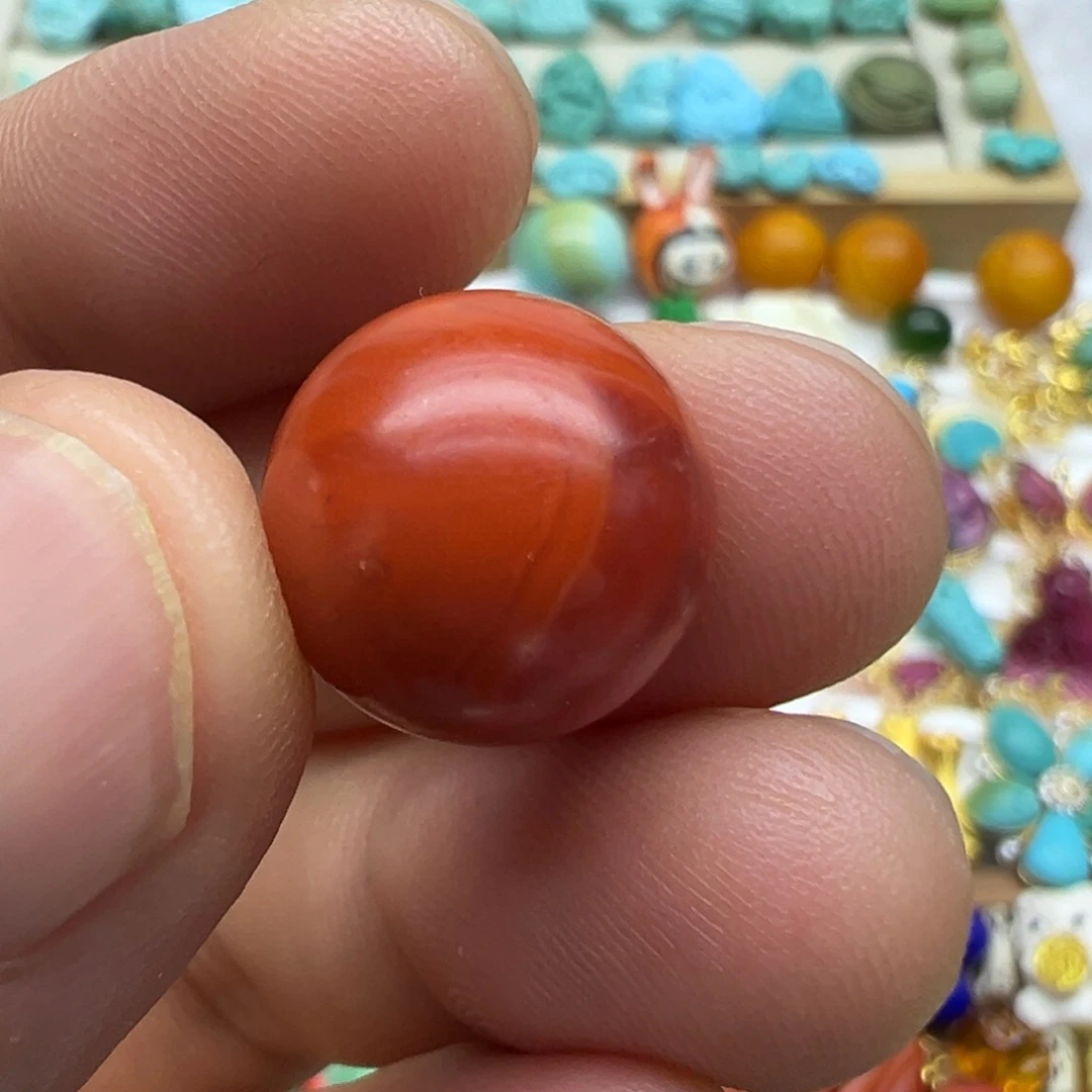 南红玛瑙颈饰未镶嵌