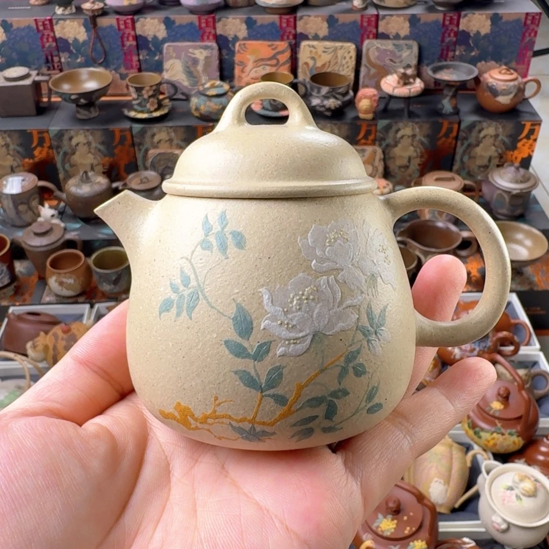 茶壶紫砂160ml原矿精工半手