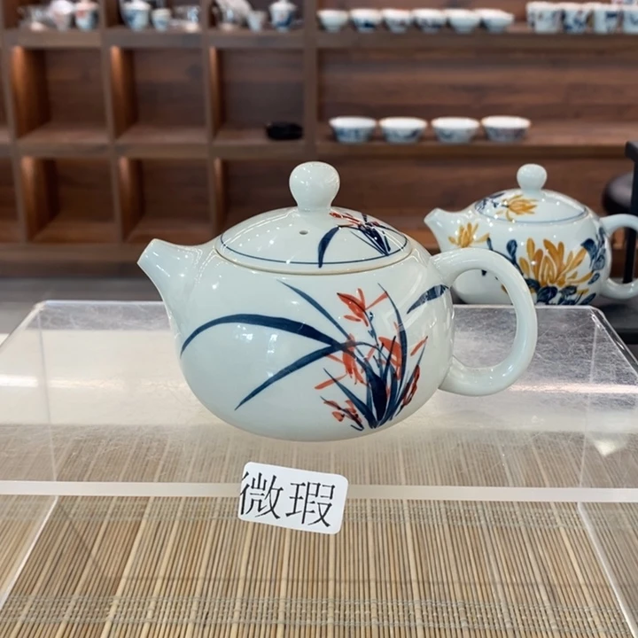 釉下老陶泥手工绘制